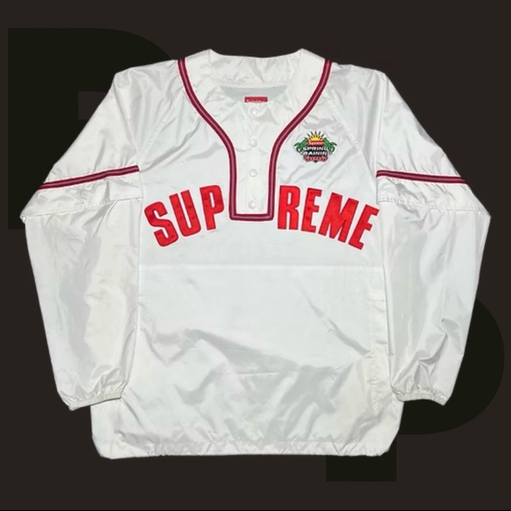 Supreme Snap-Off Sleeve L/S Baseball Top (Medium)